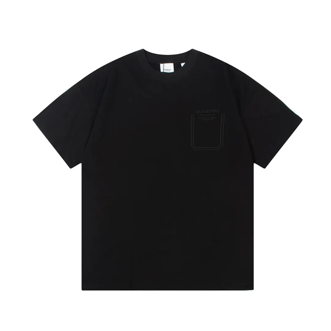 BURBERRY 🪡 Logo Classic ， Retro Same Style T 260 Versatile : Black Size：XS~L